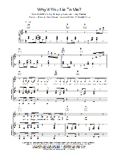 Why'd You Lie To Me? von Anastacia (Download) 