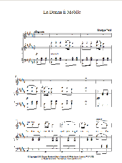 La Donna e Mobile von Giuseppe Verdi (Download) 