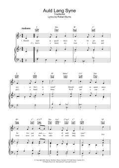 Auld Lang Syne von Traditional (Download) 