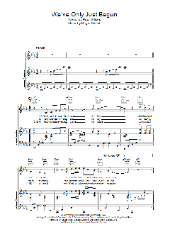 We've Only Just Begun von Paul Williams (Download) 