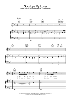 Goodbye My Lover von James Blunt (Download) 