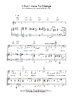 It Don't Have To Change von John Legend (Download) 