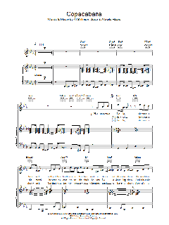 Copacabana (At The Copa) von Barry Manilow (Download) 