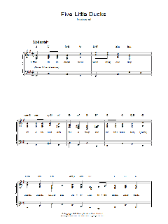 Five Little Ducks von Traditional (Download) 