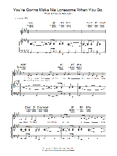 You're Gonna Make Me Lonesome When You Go von Bob Dylan (Download) 