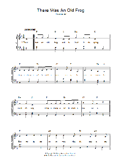 There Was An Old Frog von Eddie DeLange (Download) 