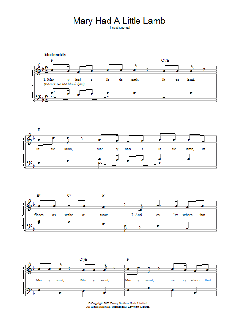 Mary Had A Little Lamb von Tom Adair (Download) 