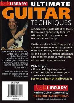 Lick Library: Ultimate Guitar Techniques von Dave Kilminster 