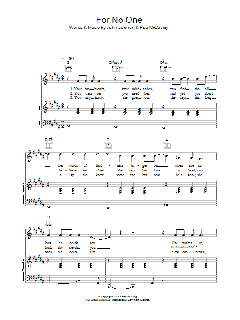 For No One von The Beatles (Download) 
