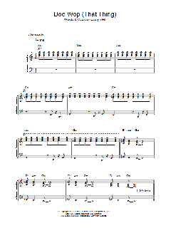 Doo Wop (That Thing) von Wayne Gratz (Download) 