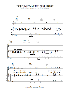 You Never Give Me Your Money von The Beatles (Download) 