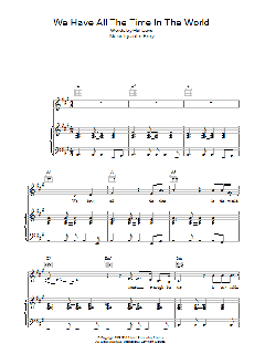 We Have All The Time In The World von Louis Armstrong (Download) 