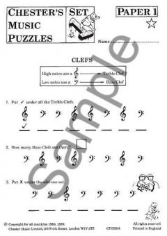 Chester's Music Puzzles Set 1 