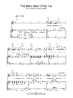 The Back Seat Of My Car von Wolfgang Amadeus Mozart (Download) 