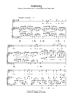 Widmung von Robert Schumann (Download) 