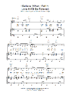 I Believe (When I Fall In Love It Will Be Forever) von Stevie Wonder (Download) 