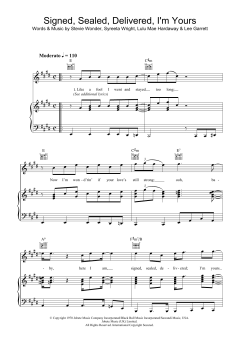 Signed, Sealed, Delivered I'm Yours von Stevie Wonder (Download) 