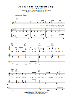 Do You Hear The People Sing? von Alain Boublil (Download) 