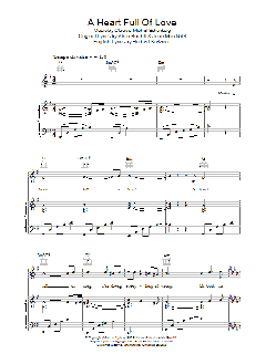 A Heart Full Of Love von Alain Boublil (Download) 