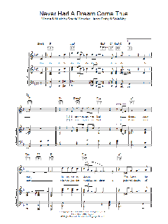 Never Had A Dream Come True von Stevie Wonder (Download) 