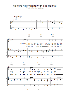 Flowers Never Bend With The Rainfall von Simon & Garfunkel (Download) 