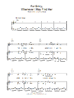 For Emily, Whenever I May Find Her von Simon & Garfunkel (Download) 