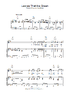 Leaves That Are Green von Simon & Garfunkel (Download) 