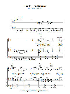 Tea In The Sahara von Sting (Download) 