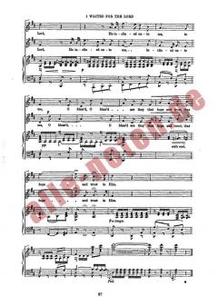 I Waited For The Lord von Felix Mendelssohn Bartholdy 