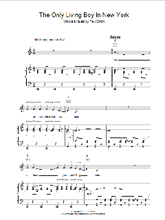The Only Living Boy In New York von Paul Simon (Download) 