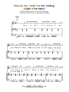 Who Do You Think You Are Kidding, Jurgen Klinsmann? von Bruce Rowland (Download) 