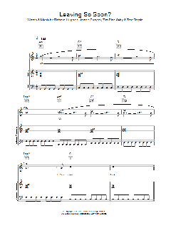 Leaving So Soon? von Keane (Download) 