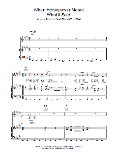 When Horsepower Meant What It Said von Sandi Thom (Download) 