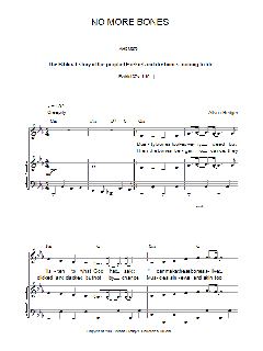 No More Bones von Isaac Albéniz (Download) 