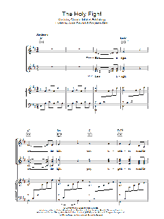 The Holy Fight von Johannes Brahms (Download) 