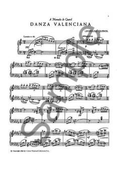 Danza Valenciana for Piano von Leopoldo Querol 
