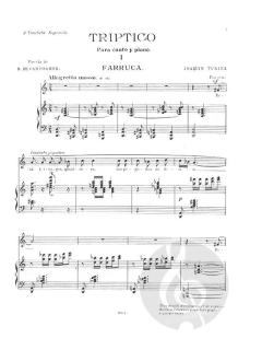 Joaquin Turina: Triptico von Joaquin Turina 