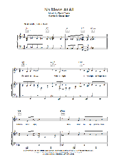 No Moon At All von Redd Evans (Download) 