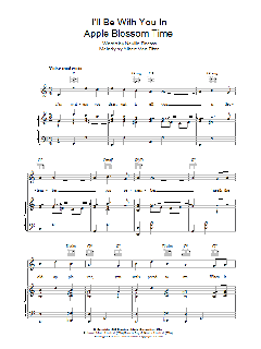 I'll Be With You In Apple Blossom Time von Neville Fleeson (Download) 