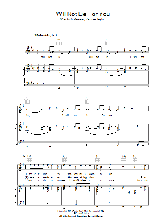 I Will Not Lie For You von Benjamin Lees (Download) 