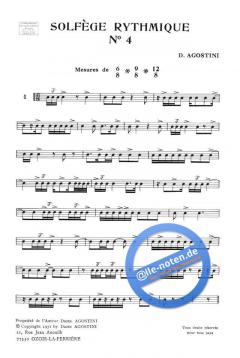 Solfege Rythmique No. 4 von Dante Agostini 