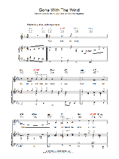 Gone With The Wind von Allie Wrubel (Download) 