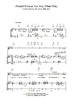 Wouldn't Have You Any Other Way von Elton John (Download) 