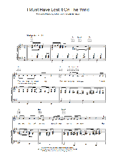 I Must Have Lost It On The Wind von Elton John (Download) 