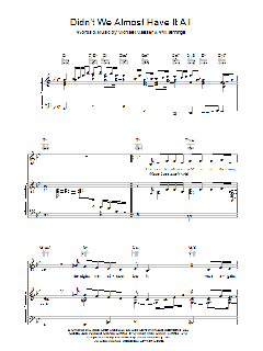 Didn't We Almost Have It All von Whitney Houston (Download) 