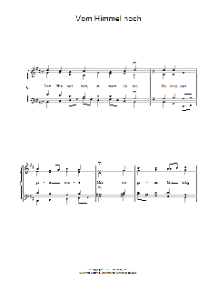 Vom Himmel Hoch von Josef Franz Wagner (Download) 