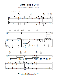 I Want To Be In Dixie von Irving Berlin (Download) 