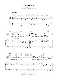 Tangerine von Johnny Mercer (Download) 