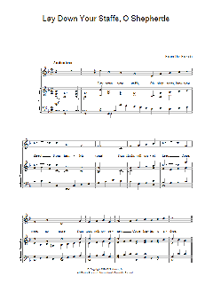 Lay Down Your Staffs, O Shepherds von Christopher Norton (Download) 