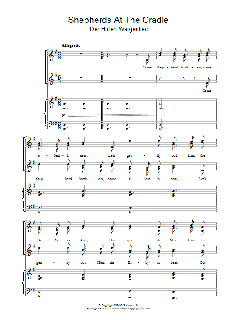 Shepherds At The Cradle von Christopher Norton (Download) 